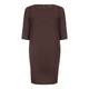 Marina Rinaldi aubergine shift 3/4 sleeve DRESS