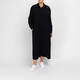 Marina Rinaldi Compact Triacetate Shirt Dress Black