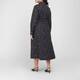 Marina Rinaldi Cotton Poplin Bird Print Shirt Dress Black 