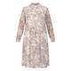 Marina Rinaldi Georgette Printed Dress Beige 