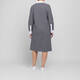 Marina Rinaldi Stripe Jersey Dress Navy
