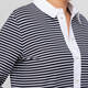 Marina Rinaldi Stripe Jersey Dress Navy