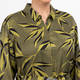 Marina Rinaldi Leaf Print Shirt Dress Khaki