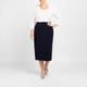 MARINA RINALDI NAVY PENCIL SKIRT