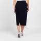 MARINA RINALDI NAVY PENCIL SKIRT