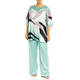 Marina Rinaldi Satin Pull-On Palazzo Trousers Mint