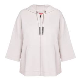 Marina Rinaldi Jersey Hoody Ice White - Plus Size Collection