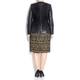 MARINA RINALDI Soft Leather Collarless Black JACKET