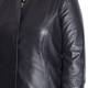 MARINA RINALDI Soft Leather Collarless Black JACKET