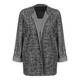 Marina Rinaldi longline black & white jacquard JACKET