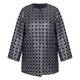 Marina Rinaldi Jacquard Long Jacket Navy 