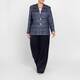 Persona by Marina Rinaldi Satin Trousers Navy