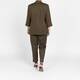 Marina Rinaldi Linen Blazer Khaki Green