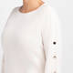Marina Rinaldi Knitted Button Sleeve Tunic Ivory