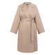 Marina Rinaldi Cotton Gaberdine Trench Coat Hazelnut