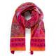 Marina Rinaldi Printed Cotton Sarong Scarf Pink