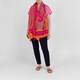 Marina Rinaldi Printed Cotton Sarong Scarf Pink