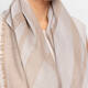 Marina Rinaldi Cashmere Blend Scarf Beige
