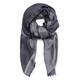 Marina Rinaldi Cashmere Blend Scarf Navy Silver