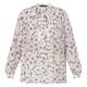 Marina Rinaldi Silk Crocus Print Shirt Ivory