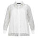 Marina Rinaldi Embroidered Organza Shirt White