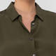 Marina Rinaldi Pure Silk Shirt Khaki 