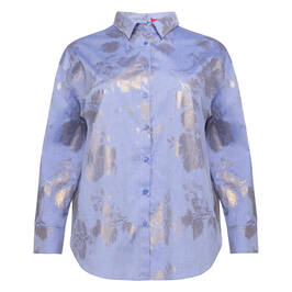 Marina Rinaldi Cotton Chambray Pale Blue  - Plus Size Collection