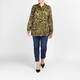 Marina Rinaldi Twill Leaf Print Shirt Green 