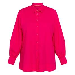 Marina Rinaldi Poplin Shirt Cherry  - Plus Size Collection