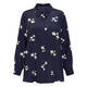 Marina Rinaldi Silk Crepe de Chine Shirt Navy 