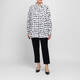 Marina Rinaldi Printed Poplin Shirt White 