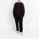 Marina Rinaldi Embroidered Tulle Shirt Black