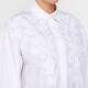 Marina Rinaldi Floral Applique Shirt White 