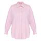 Marina Rinaldi Cotton Shirt Rhinesone Placket Pink 