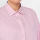Marina Rinaldi Cotton Shirt Rhinesone Placket Pink 