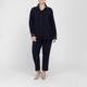 Marina Rinaldi Contrast Stitch Shirt Navy 