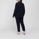 Marina Rinaldi Contrast Stitch Shirt Navy 