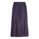 Marina Rinaldi navy print maxi SKIRT