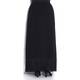 MARINA RINALDI BLACK FRINGE MAXI SKIRT