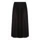 MARINA RINALDI pleated black jersey maxi SKIRT