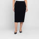 MARINA RINALDI BLACK PENCIL SKIRT