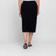 MARINA RINALDI BLACK PENCIL SKIRT