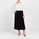 Marina Rinaldi Midi Skirt Black