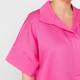 Marina Rinaldi Linen Blend Dress Fuchsia 