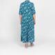Marina Rinaldi Antique Floral Dress Green 
