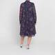 Marina Rinaldi Georgette Floral Dress Navy 