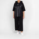Marina Rinaldi Cropped Scuba Jersey Trouser Black 