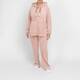 Marina Rinaldi Pull On Velour Trouser Blush Pink