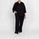 Marina Rinaldi Jersey Trousers Black