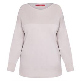 Marina Rinaldi Knitted Tunic Ice White  - Plus Size Collection